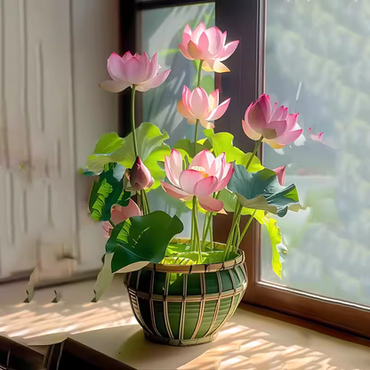 🌸【7 Days Germination】Last Day Sale - 50% OFF💐The Sacred Bonsai Bowl Lotus Flower Seed
