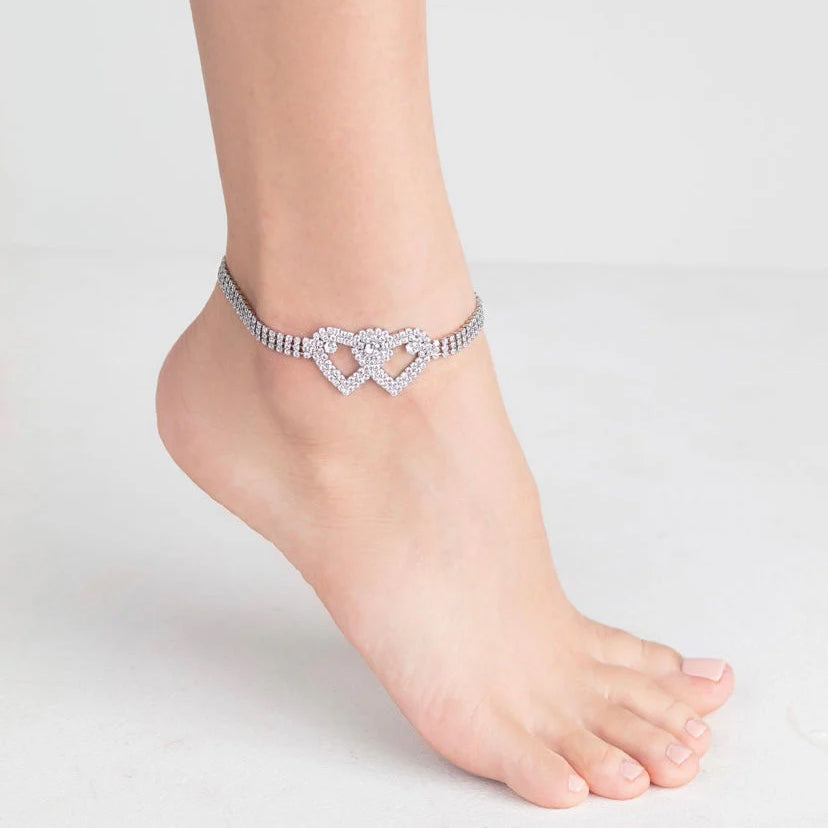 Heart X Heart Ankle Bracelet💖2025 NEW SPECIALS