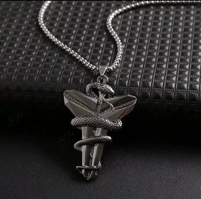 2025 Limited Edition🏀 No. 24 Legendary Sword Sheath Snake Necklace