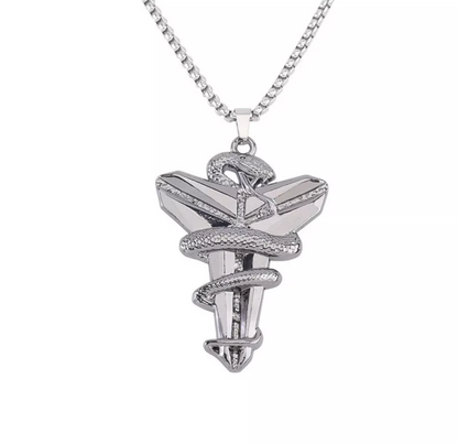 2025 Limited Edition🏀 No. 24 Legendary Sword Sheath Snake Necklace