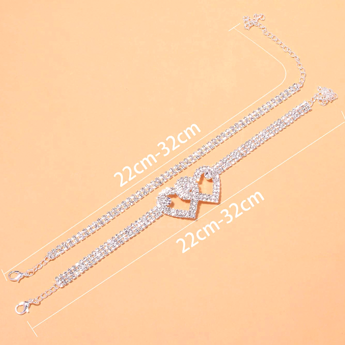 Heart X Heart Ankle Bracelet💖2025 NEW SPECIALS
