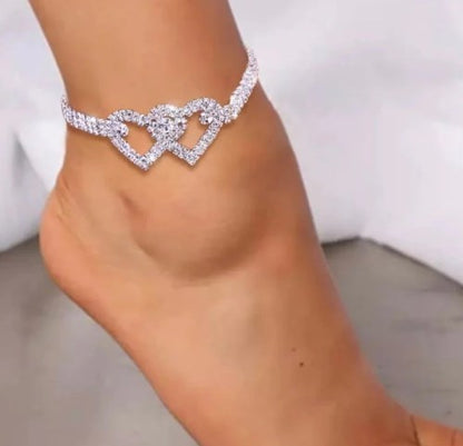 Heart X Heart Ankle Bracelet💖2025 NEW SPECIALS