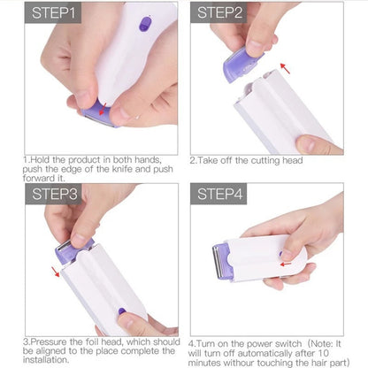 Seurico™ 👩‍⚕️ Purple Light Beauty Photon Silky Painless Hair Removal