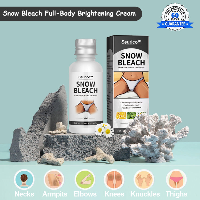Seurico™ Snow Bleach Full-Body Brightening Cream: Addresses Dark Areas on Armpits, Elbows, Knees, Knuckles, and Thighs